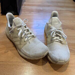 2019 adidas Ultraboost Triple White Sneakers